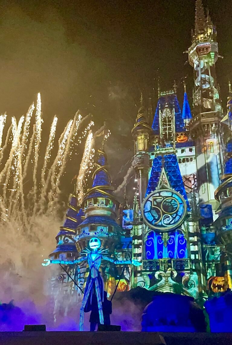 Jack Skellington During Fireworks